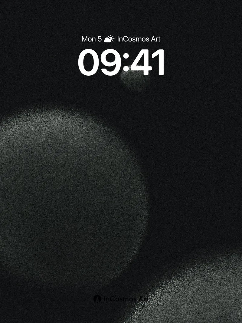 Silent Orbit Wallpaper with Cosmic Hush