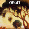 Golden Hush Wallpaper with Olive Canopy wallpaper for iPhone, iPad & Mac
