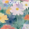 Whispering Petals Wallpaper with Watercolor Breath wallpaper for iPhone, iPad & Mac