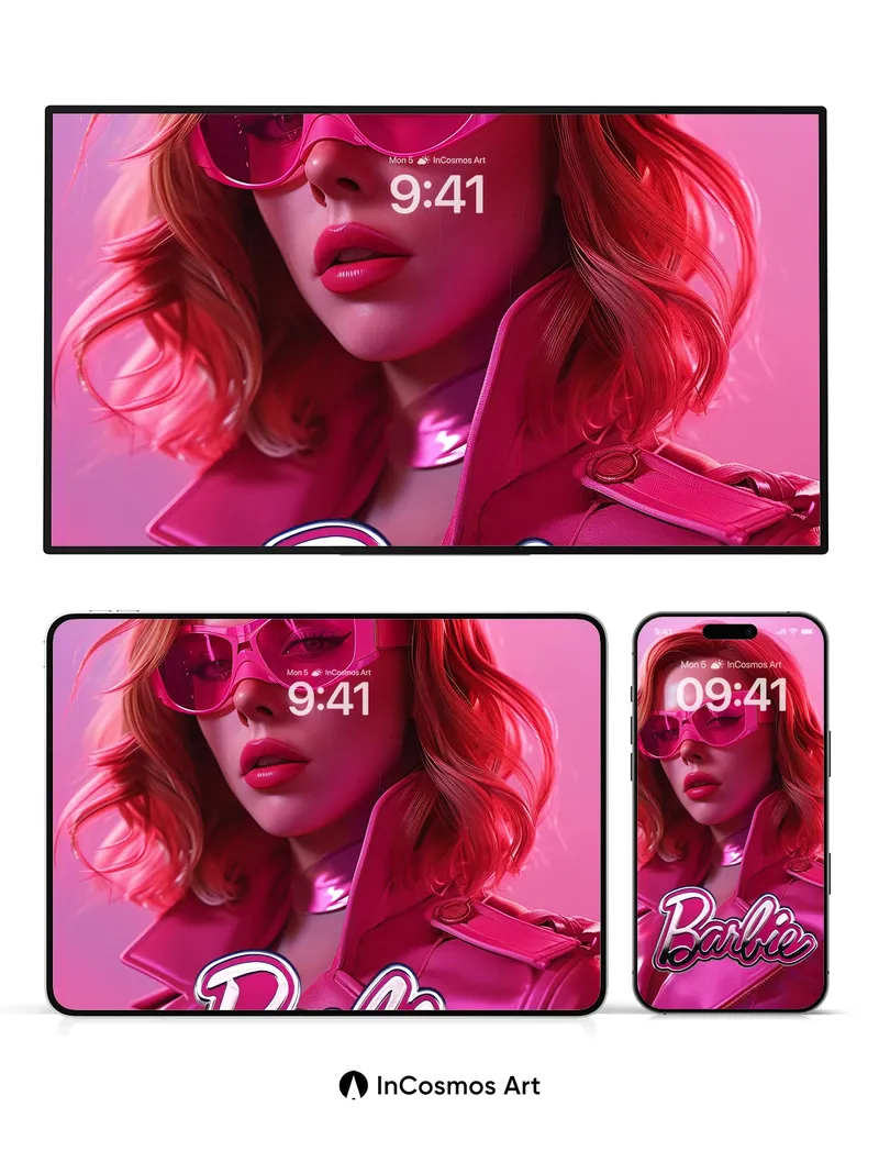 Neon Pulse Wallpaper with Futuristic Glamour