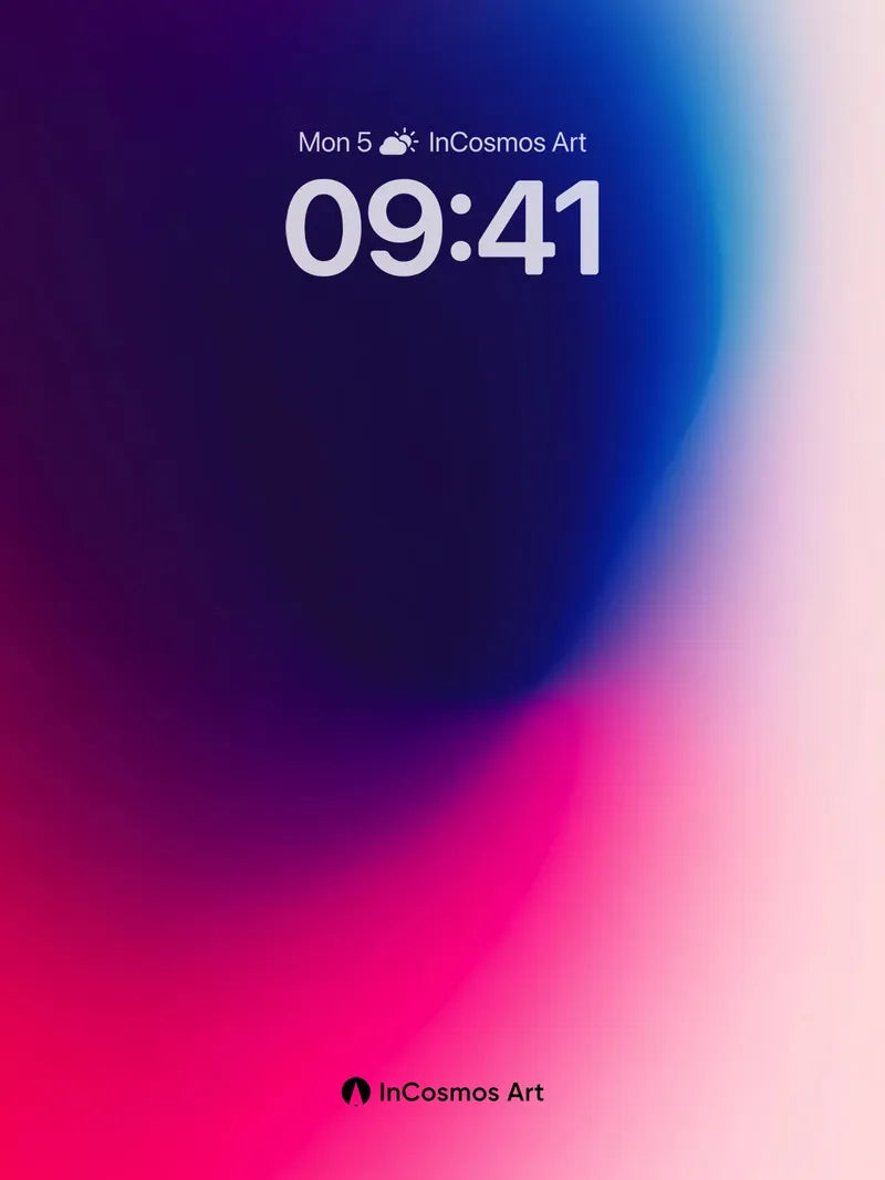 Neon Mirage Wallpaper with Liquid Light