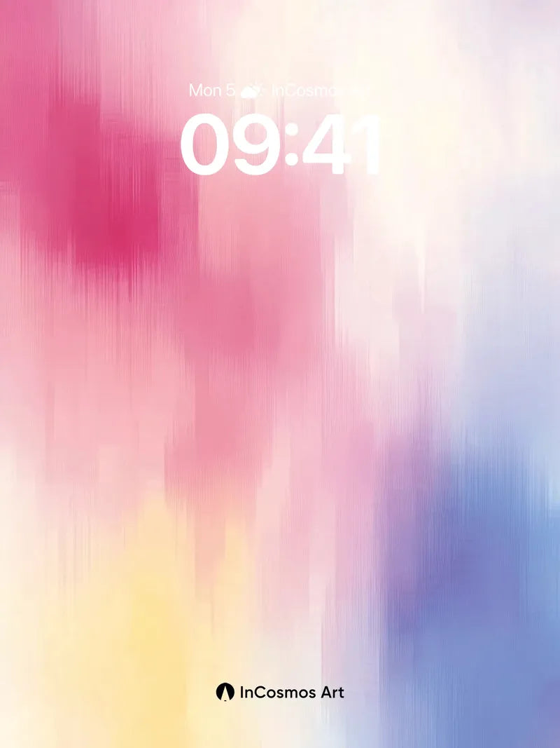 Luminous Veil Wallpaper with Ethereal Hues