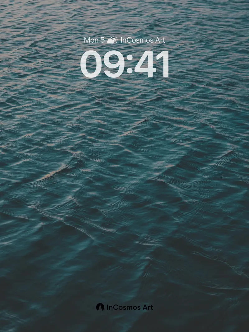 Serenity Deep Ocean Wallpaper with Subtle Currents