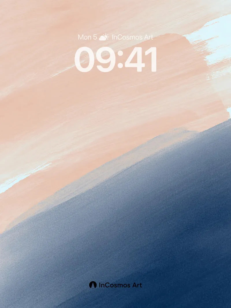 Serene Gradient Wallpaper with Soft Transitions