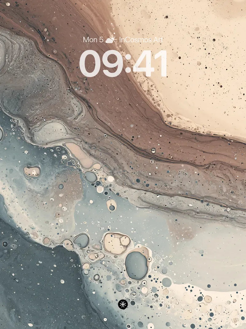 Fluid Serenity Marble Wallpaper with Whispered Currents wallpaper for iPhone, iPad & Mac