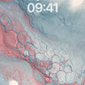 Liquid Serenity Wallpaper with Blush Currents wallpaper for iPhone, iPad & Mac