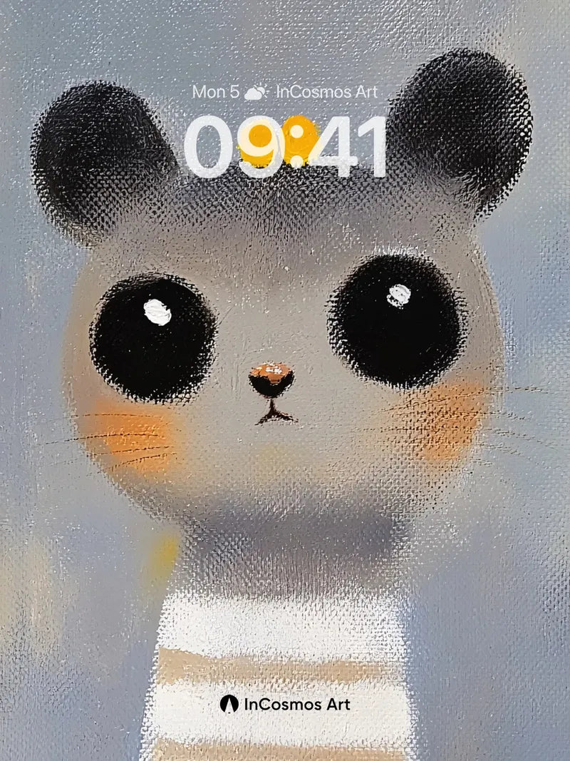 Whimsical Squirrel Wallpaper with Golden Ears wallpaper for iPhone, iPad & Mac