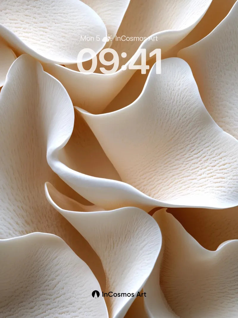 Soft Petal Wallpaper with Breathable Light