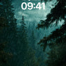 Whispering Rainforest Wallpaper with Emerald Veil wallpaper for iPhone, iPad & Mac