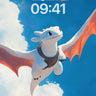 Skyward Glide Wallpaper with Ethereal Wings wallpaper for iPhone, iPad & Mac