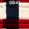 Knit Tapestry Wallpaper with Plaid Rhythm wallpaper for iPhone, iPad & Mac