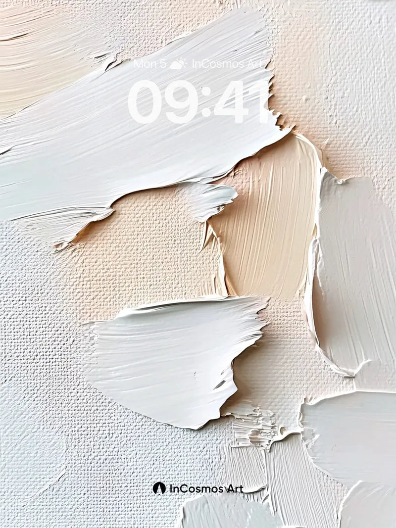 Soft Touch Wallpaper with Brushstroke Depth