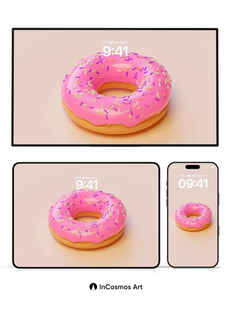 Playful Pastel Wallpaper with Sprinkle Whispers