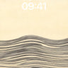 Serenity Wave Wallpaper with Etched Depth wallpaper for iPhone, iPad & Mac
