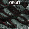 Crimson Abyss Wallpaper with Liquid Metal Veins wallpaper for iPhone, iPad & Mac