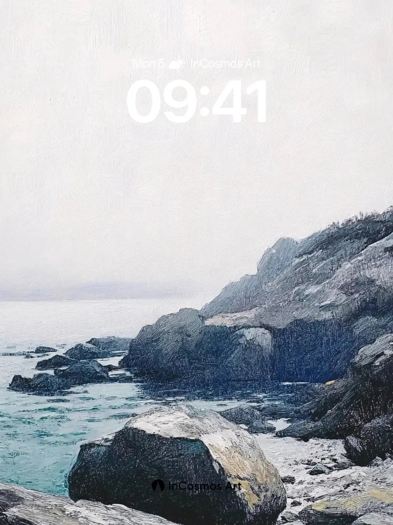 Stone Hush Wallpaper with Ocean Breath