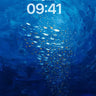 Deep Ocean School of Fish Wallpaper wallpaper for iPhone, iPad & Mac
