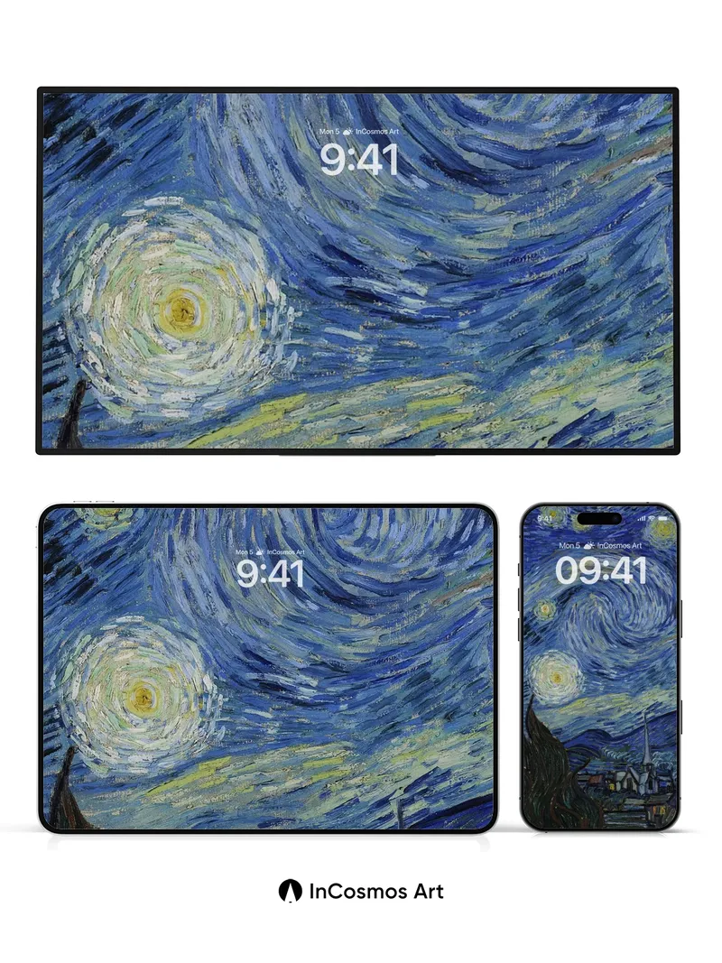 Whirlwind Sky Wallpaper with Starlit Visions