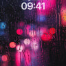 Neon Drizzle Wallpaper with City Pulse wallpaper for iPhone, iPad & Mac