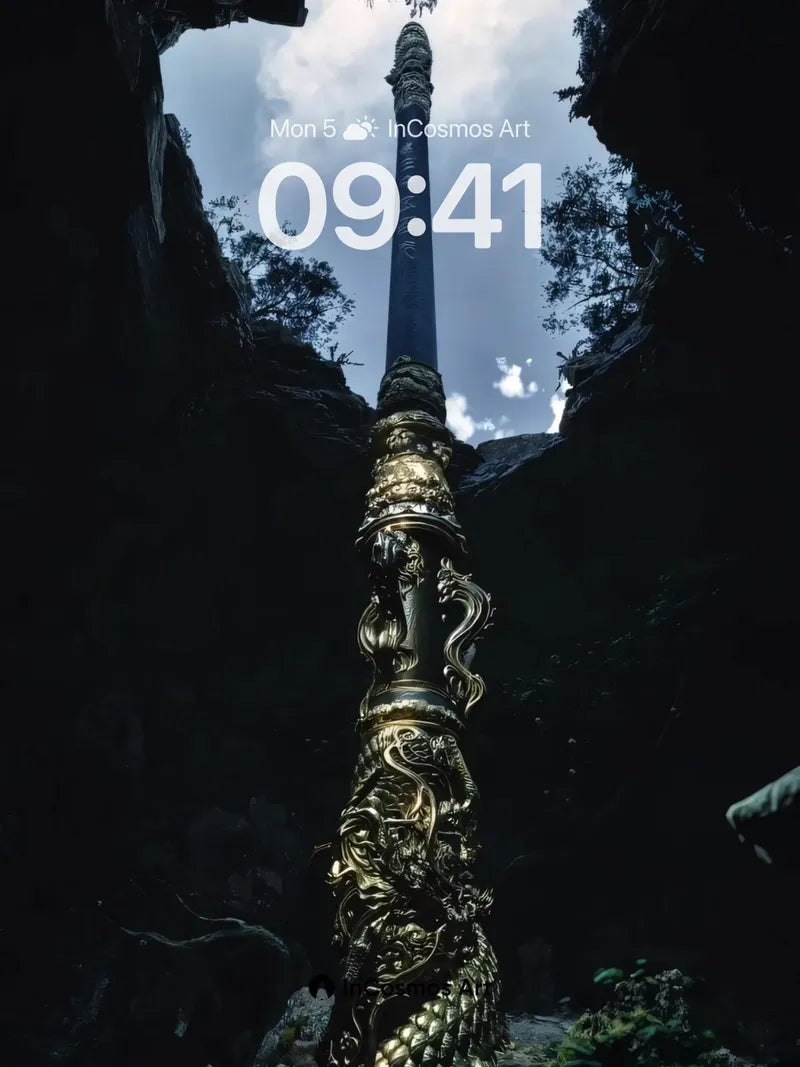 Whispering Dragon Wallpaper with Skyward Spire