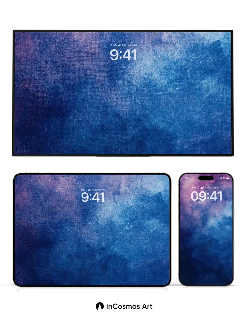 Velvet Nebula Wallpaper with Cosmic Breath