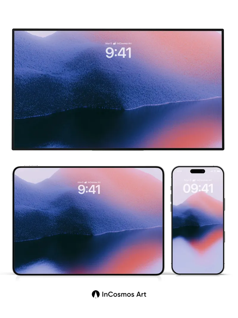 Serene Drape Wallpaper with Ethereal Hues