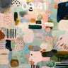 Whispering Patchwork Wallpaper with Golden Threads wallpaper for iPhone, iPad & Mac