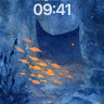 Luminous Depths Wallpaper with Golden Schools wallpaper for iPhone, iPad & Mac