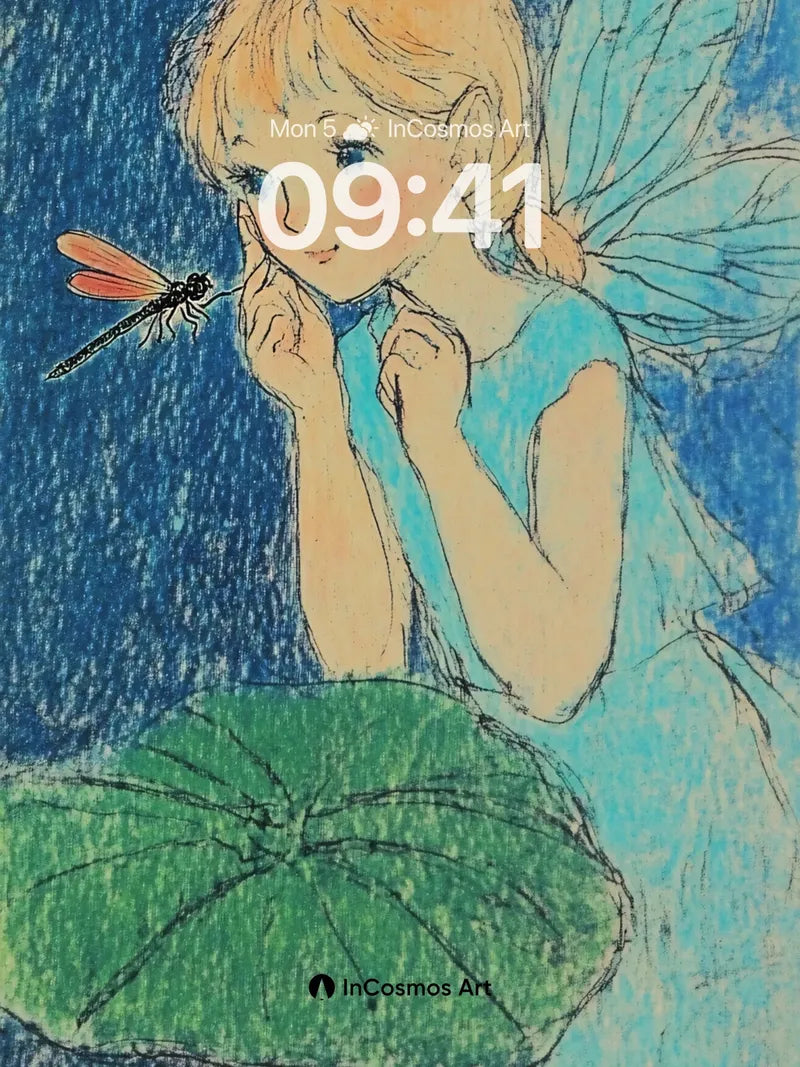 Whispering Wings Wallpaper with Dragonfly Touch