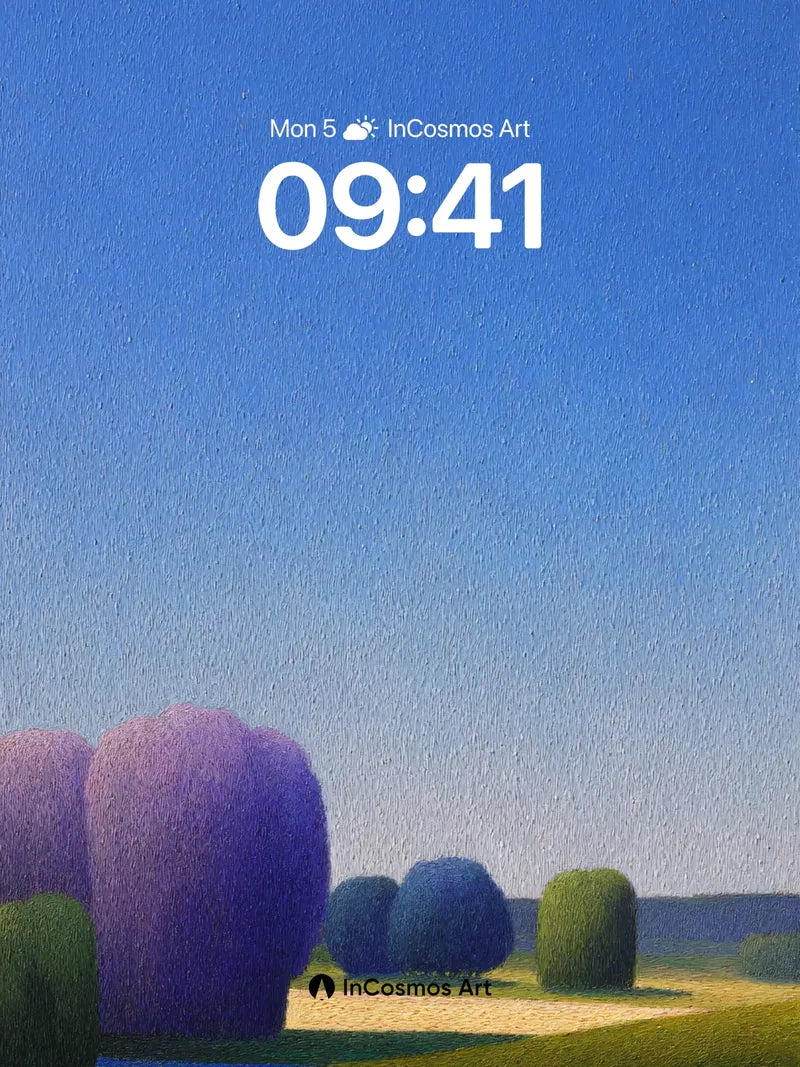 Serene Hues Wallpaper with Velvet Clouds