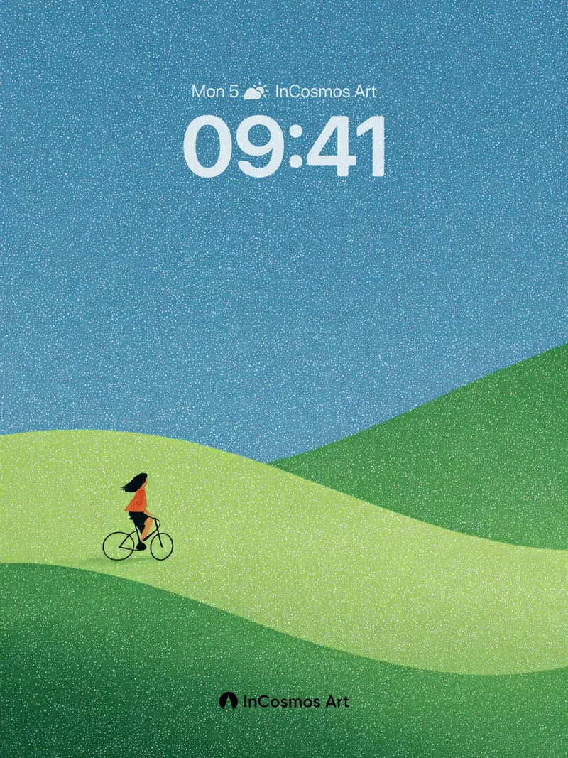 Serenity Ride Wallpaper with Rolling Hills wallpaper for iPhone, iPad & Mac