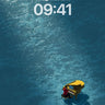 Serenity Piano Wallpaper with Ocean Depths wallpaper for iPhone, iPad & Mac