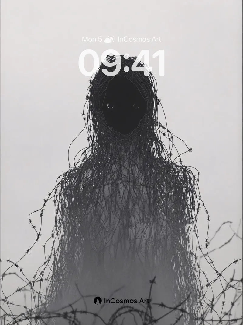 Shadow Weave Wallpaper with Barbed Veil