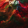 Crimson Veil Wallpaper with Volcanic Breath wallpaper for iPhone, iPad & Mac