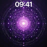 Cosmic Lattice Wallpaper with Ethereal Nodes wallpaper for iPhone, iPad & Mac