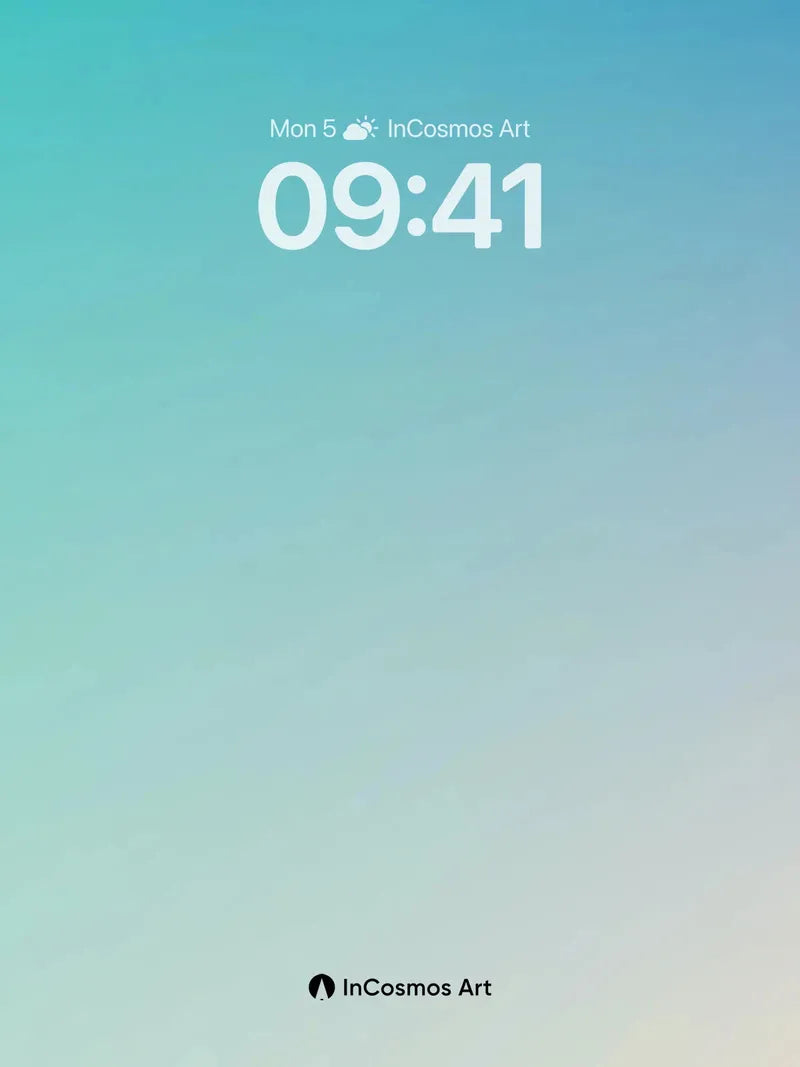 Serene Gradient Wallpaper with Soft Light Hues