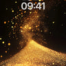 Golden Dust Wallpaper with Celestial Trail wallpaper for iPhone, iPad & Mac