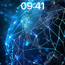 Neon Web Wallpaper with Cosmic Pulse wallpaper for iPhone, iPad & Mac