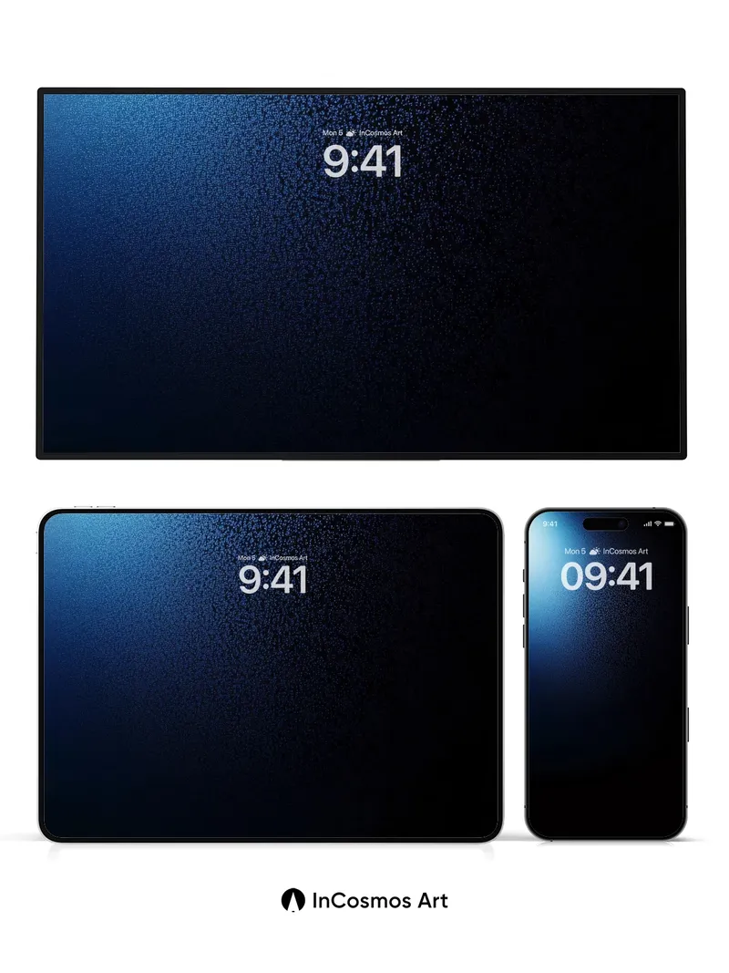 Midnight Drift Wallpaper with Starlight Dust