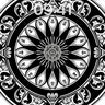 Ink Bloom Wallpaper with Hidden Symmetry wallpaper for iPhone, iPad & Mac