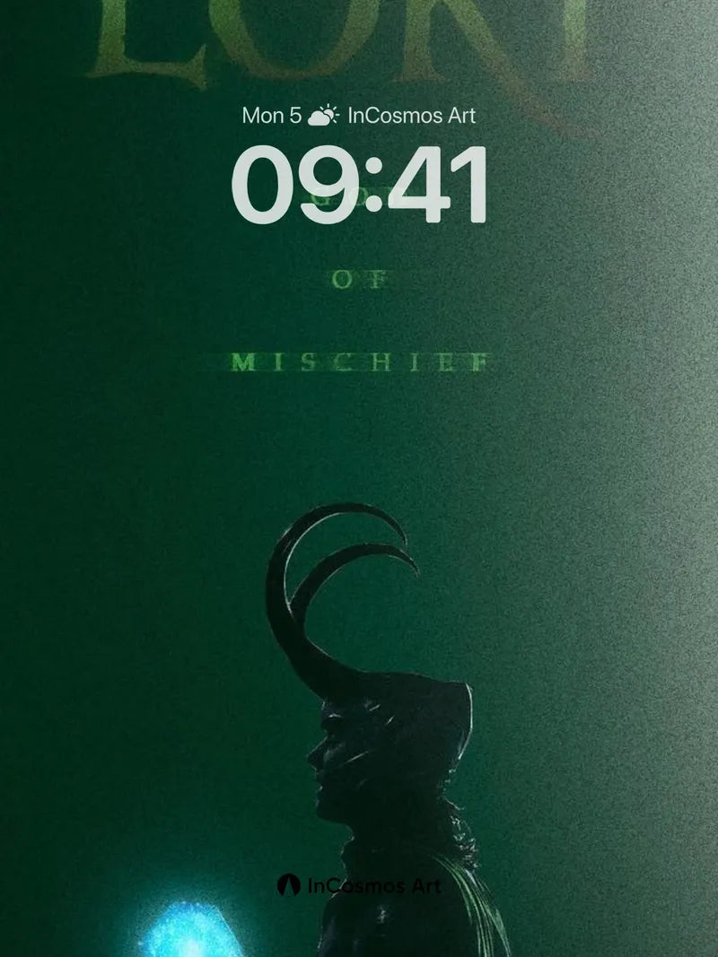 Shadowed Sovereign Wallpaper with Cosmic Light