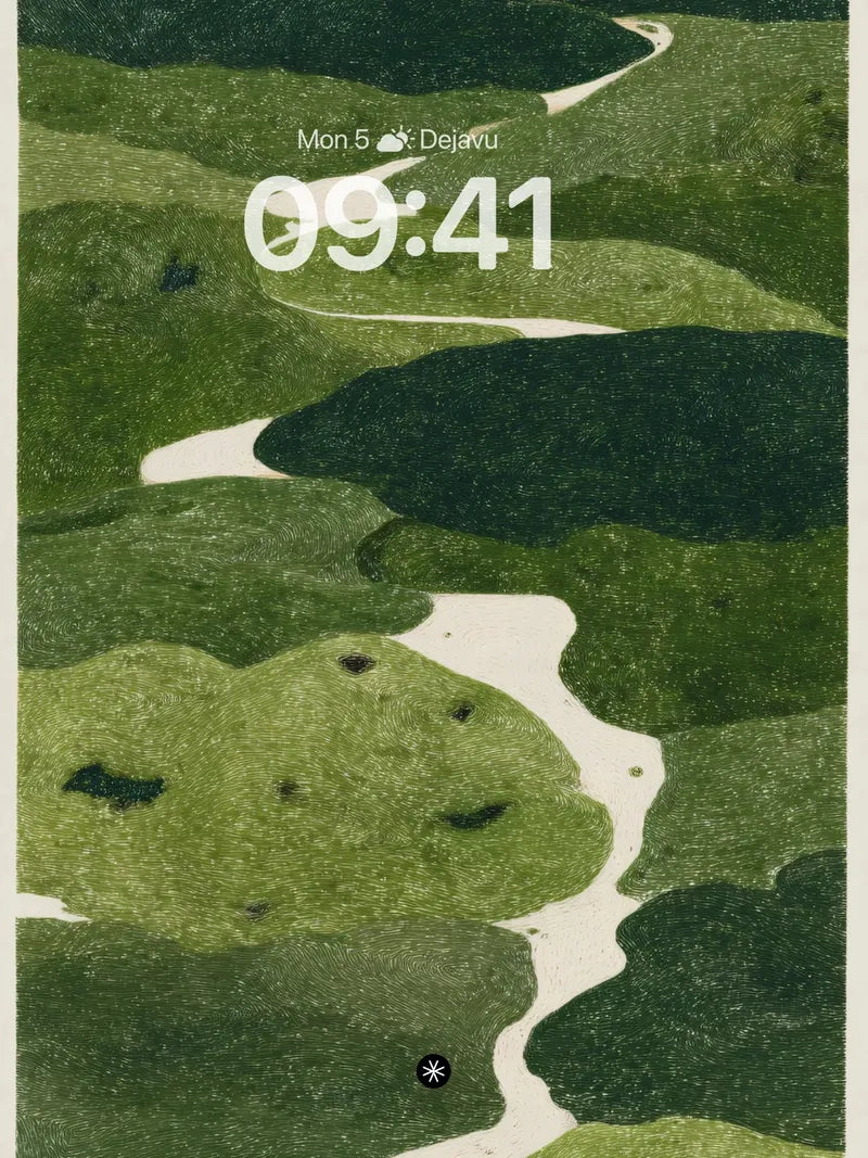 Emerald Valley River Wallpaper Background