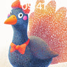Playful Feathered Wallpaper with Polka-Dot Charm wallpaper for iPhone, iPad & Mac