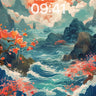 Crimson Tide Wallpaper with Floating Peaks wallpaper for iPhone, iPad & Mac