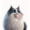 Whispering Fluff Wallpaper with Celestial Eyes wallpaper for iPhone, iPad & Mac