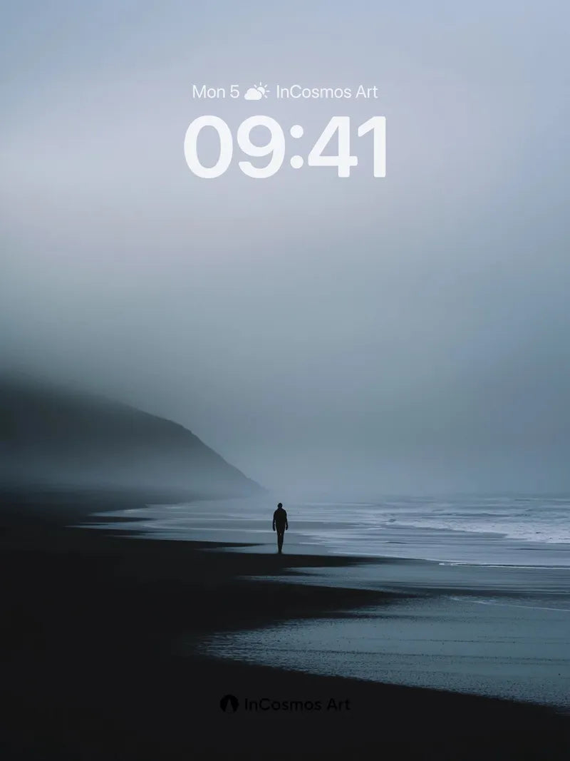 Solitary Fog Wallpaper with Coastal Echo
