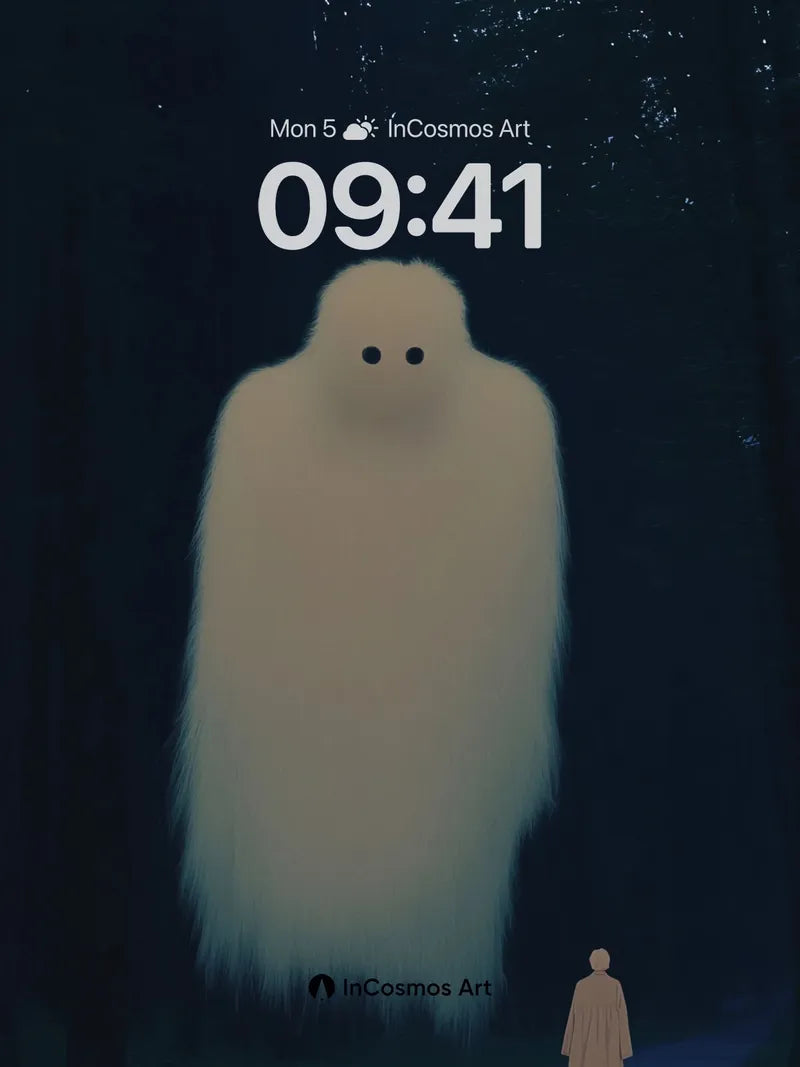 Whispering Fog Wallpaper with Silent Watcher