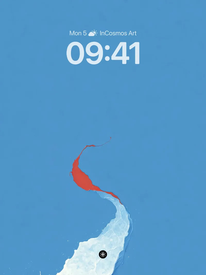 流动火焰抽象背景 wallpaper for iPhone, iPad & Mac