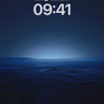 Midnight Horizon Wallpaper with Lunar Glow wallpaper for iPhone, iPad & Mac