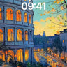Golden Hush Wallpaper with Roman Echoes wallpaper for iPhone, iPad & Mac